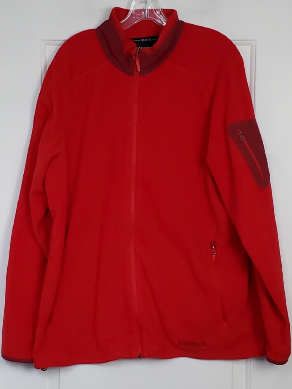 Marmot Mens Reactor Polartec Full Zip Mock Neck Fleece Jacket - Size XL - GUC
